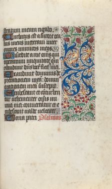 Book of Hours (Use of Rouen): fol. 81r, c. 1470. Creator: Master of the Geneva Latini (French, active Rouen, 1460-80)