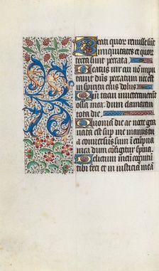 Book of Hours (Use of Rouen): fol. 81v, c. 1470. Creator: Master of the Geneva Latini (French, active Rouen, 1460-80)