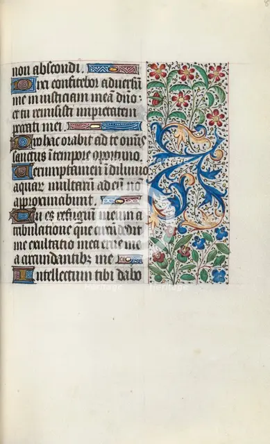Book of Hours (Use of Rouen): fol. 82r, c. 1470. Creator: Master of the Geneva Latini (French, active Rouen, 1460-80).