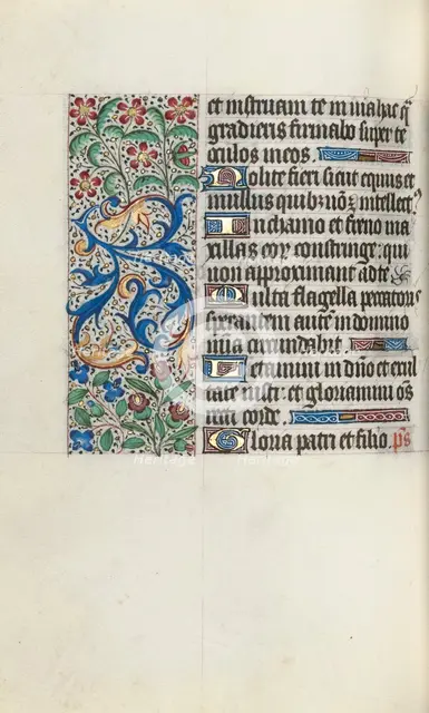 Book of Hours (Use of Rouen): fol. 82v, c. 1470. Creator: Master of the Geneva Latini (French, active Rouen, 1460-80).