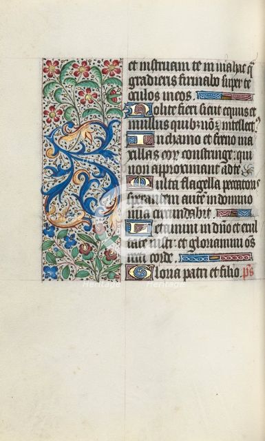Book of Hours (Use of Rouen): fol. 82v, c. 1470. Creator: Master of the Geneva Latini (French, active Rouen, 1460-80).