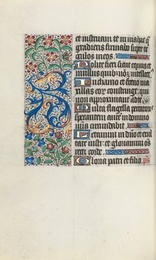 Book of Hours (Use of Rouen): fol. 82v, c. 1470. Creator: Master of the Geneva Latini (French, active Rouen, 1460-80)
