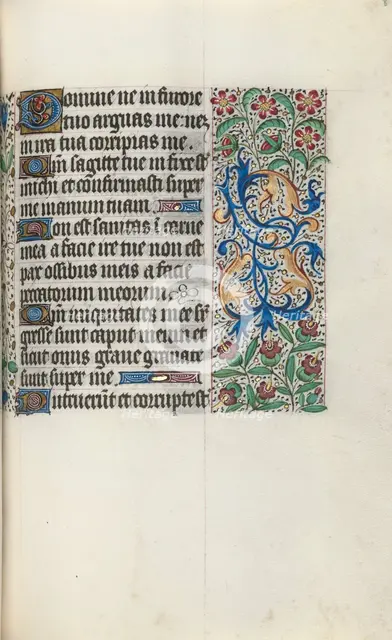 Book of Hours (Use of Rouen): fol. 83r, c. 1470. Creator: Master of the Geneva Latini (French, active Rouen, 1460-80).