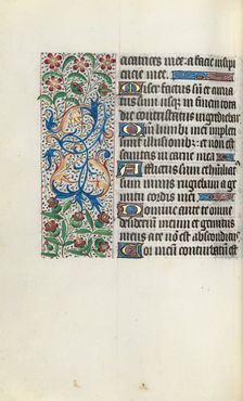 Book of Hours (Use of Rouen): fol. 83v, c. 1470. Creator: Master of the Geneva Latini (French, active Rouen, 1460-80)
