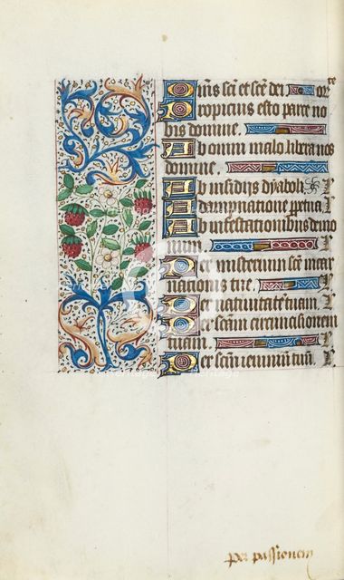Book of Hours (Use of Rouen): fol. 94v, c. 1470. Creator: Master of the Geneva Latini (French, active Rouen, 1460-80).