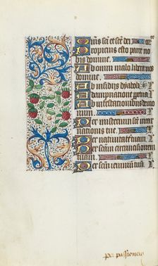 Book of Hours (Use of Rouen): fol. 94v, c. 1470. Creator: Master of the Geneva Latini (French, active Rouen, 1460-80)