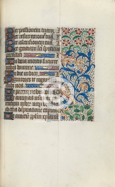 Book of Hours (Use of Rouen): fol. 95r, c. 1470. Creator: Master of the Geneva Latini (French, active Rouen, 1460-80).