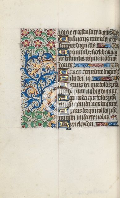 Book of Hours (Use of Rouen): fol. 95v, c. 1470. Creator: Master of the Geneva Latini (French, active Rouen, 1460-80).