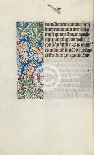 Book of Hours (Use of Rouen): fol. 96v, c. 1470. Creator: Master of the Geneva Latini (French, active Rouen, 1460-80).