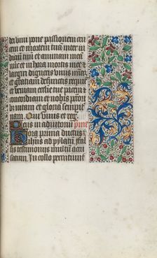 Book of Hours (Use of Rouen): fol. 97r, c. 1470. Creator: Master of the Geneva Latini (French, active Rouen, 1460-80)