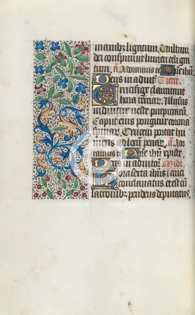 Book of Hours (Use of Rouen): fol. 97v, c. 1470. Creator: Master of the Geneva Latini (French, active Rouen, 1460-80).