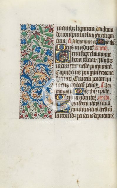 Book of Hours (Use of Rouen): fol. 97v, c. 1470. Creator: Master of the Geneva Latini (French, active Rouen, 1460-80).