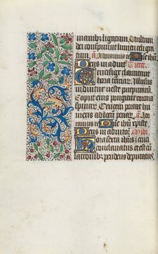 Book of Hours (Use of Rouen): fol. 97v, c. 1470. Creator: Master of the Geneva Latini (French, active Rouen, 1460-80)