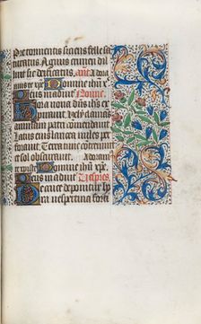 Book of Hours (Use of Rouen): fol. 98r, c. 1470. Creator: Master of the Geneva Latini (French, active Rouen, 1460-80)