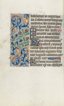 Book of Hours (Use of Rouen): fol. 98v, c. 1470. Creator: Master of the Geneva Latini (French, active Rouen, 1460-80)