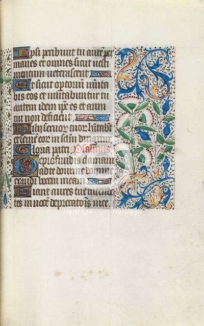 Book of Hours (Use of Rouen): fol. 90r, c. 1470. Creator: Master of the Geneva Latini (French, active Rouen, 1460-80).