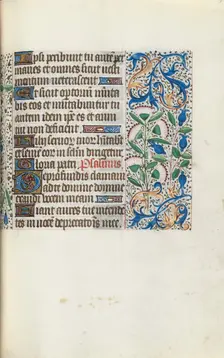 Book of Hours (Use of Rouen): fol. 90r, c. 1470. Creator: Master of the Geneva Latini (French, active Rouen, 1460-80)