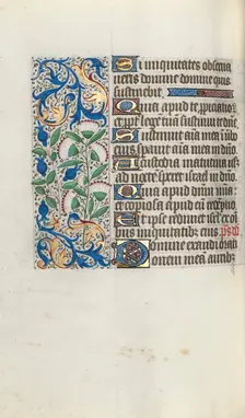 Book of Hours (Use of Rouen): fol. 90v, c. 1470. Creator: Master of the Geneva Latini (French, active Rouen, 1460-80)