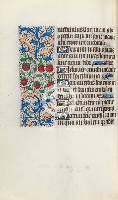Book of Hours (Use of Rouen): fol. 91v, c. 1470. Creator: Master of the Geneva Latini (French, active Rouen, 1460-80).