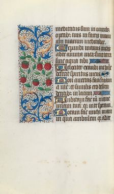 Book of Hours (Use of Rouen): fol. 91v, c. 1470. Creator: Master of the Geneva Latini (French, active Rouen, 1460-80)