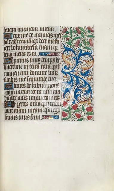 Book of Hours (Use of Rouen): fol. 92r, c. 1470. Creator: Master of the Geneva Latini (French, active Rouen, 1460-80).