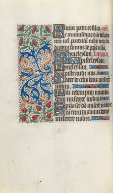 Book of Hours (Use of Rouen): fol. 92v, c. 1470. Creator: Master of the Geneva Latini (French, active Rouen, 1460-80)