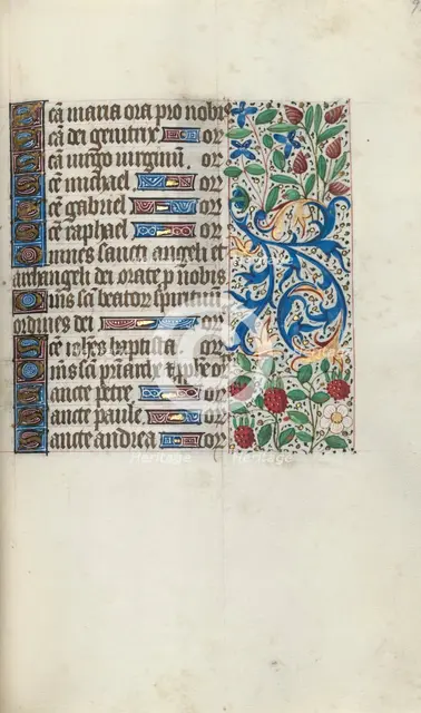 Book of Hours (Use of Rouen): fol. 93r, c. 1470. Creator: Master of the Geneva Latini (French, active Rouen, 1460-80).