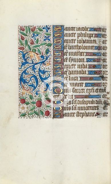 Book of Hours (Use of Rouen): fol. 93v, c. 1470. Creator: Master of the Geneva Latini (French, active Rouen, 1460-80).