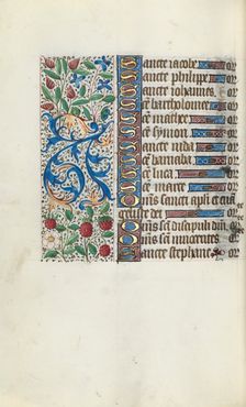 Book of Hours (Use of Rouen): fol. 93v, c. 1470. Creator: Master of the Geneva Latini (French, active Rouen, 1460-80)