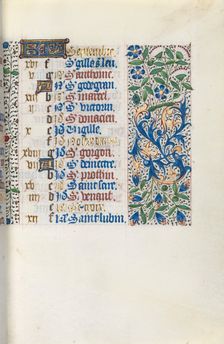 Book of Hours (Use of Rouen): fol. 9r, c. 1470. Creator: Master of the Geneva Latini (French, active Rouen, 1460-80)