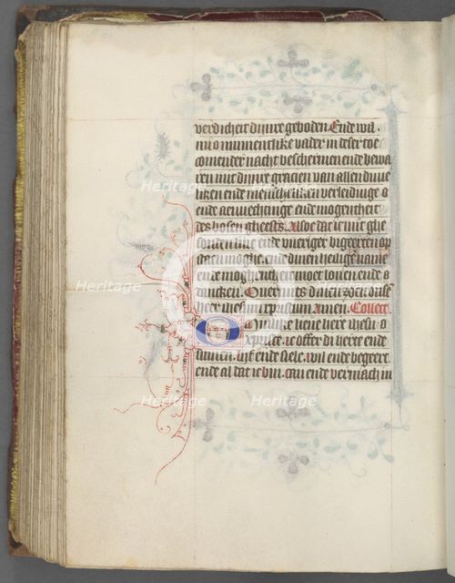 Book of Hours (Use of Utrecht): fol. 157v, Text, c. 1460-1465. Creator: Master of Gijsbrecht van Brederode (Netherlandish); Master of the Boston City of God (Netherlandish).
