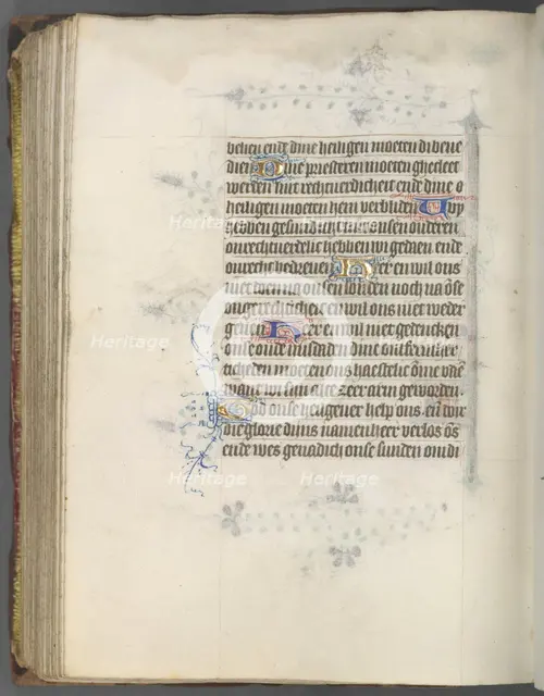 Book of Hours (Use of Utrecht): fol. 174v, Text, c. 1460-1465. Creator: Master of Gijsbrecht van Brederode (Netherlandish); Master of the Boston City of God (Netherlandish).