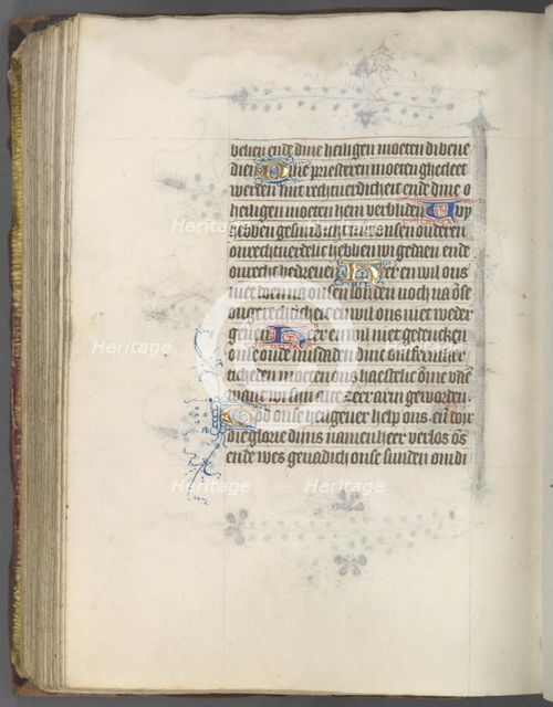 Book of Hours (Use of Utrecht): fol. 174v, Text, c. 1460-1465. Creator: Master of Gijsbrecht van Brederode (Netherlandish); Master of the Boston City of God (Netherlandish).