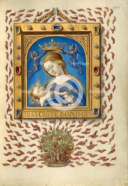 Book of Hours, about 1480-1490. Creators: Georges Trubert, Jean Bourdichon.