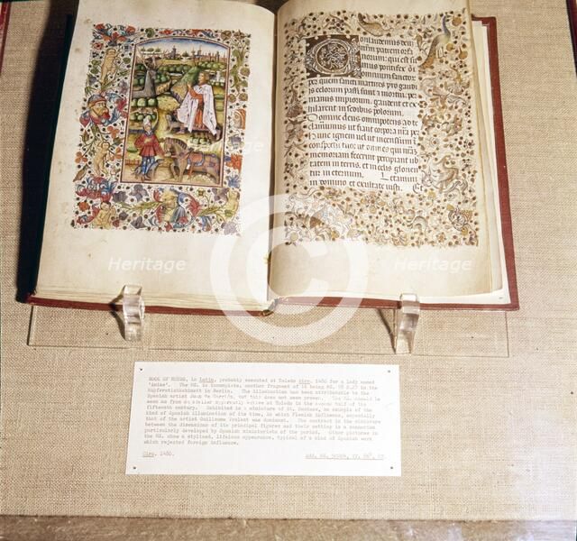 Book of Hours in Latin, probably made in Toledo, c1480.  Artist: Unknown.