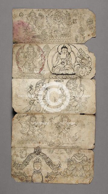 Book of Iconography (image 1 of 2), c1800. Creator: Unknown.