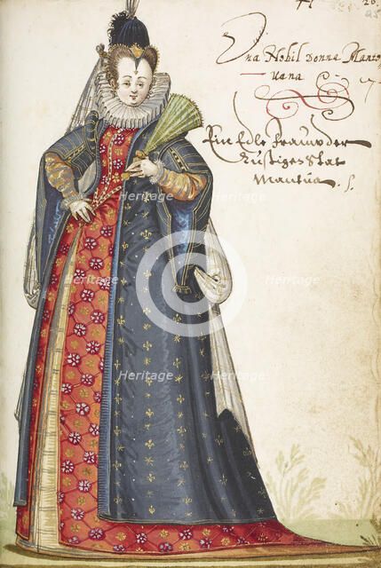 Book of Italian Costumes, c1588. Creator: Niclauss Kippell.