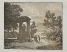 Book of Lithograph Trials using different means of Drawing such as Crayon, Pen, Brush..., c. 1816. Creator: Godefroy Engelmann (French, 1788-1839)