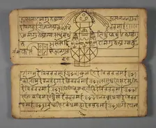 Book of Mantras (incantations; chants), 19th century. Creator: Unknown
