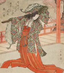 Book One of Tale of Heike: Gi-O, 1820s. Creator: Gakutei