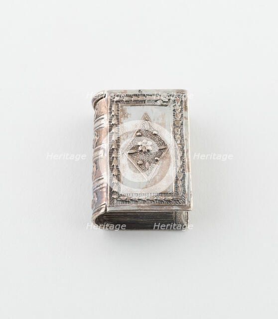 Book-Shaped Match Safe, Netherlands, c. 1880. Creator: Unknown.