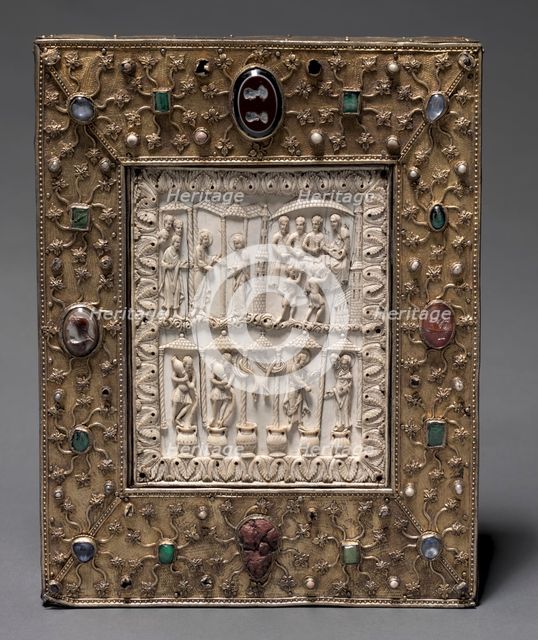 Book-Shaped Reliquary, c. 1000. Creator: Master of the Registrum Gregorii (German), circle of.