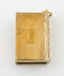 Book-Shaped Vinaigrette, Birmingham, 1835/36. Creator: Taylor and Perry