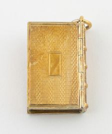 Book-Shaped Vinaigrette, Birmingham, 1835/36. Creator: Taylor and Perry