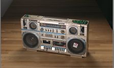 Boombox used by Public Enemy, ca. 1986. Creator: Tecsonic