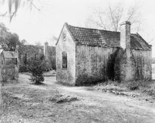 Boone Hall, buildings on grounds, Mount Pleasant vicinity, Charleston County, South Carolina, 1938. Creator: Frances Benjamin Johnston