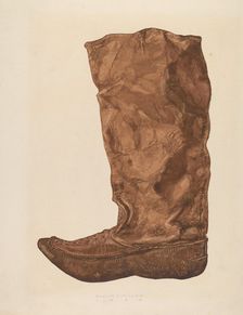 Boot, 1938. Creator: Eugene C. Miller