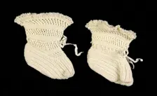 Bootees, American, 1840-60. Creator: Unknown