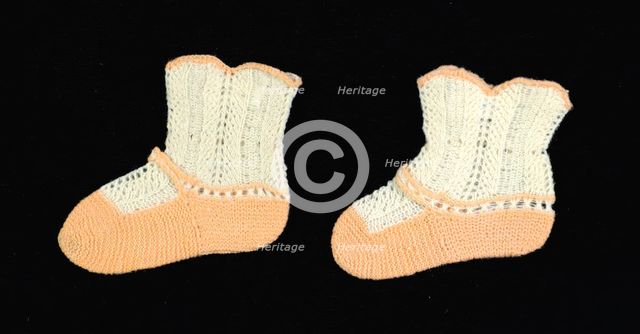 Bootees, American, 1840-60. Creator: Unknown.