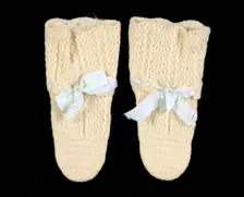 Bootees, American, 1840-60. Creator: Unknown